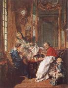 Francois Boucher An Afternoon Meal oil on canvas